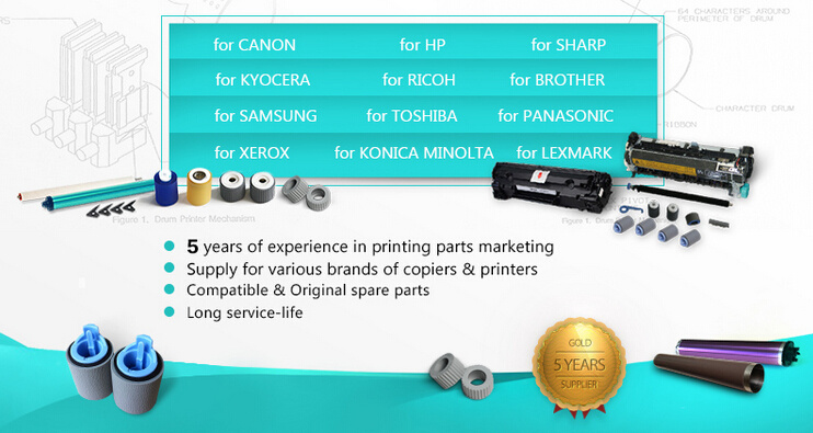 Compatible for Sharp Ar 208/235/236/237/276/277 Nrolr0055qsz1 (1PC) Paper Pickup Roller Kit